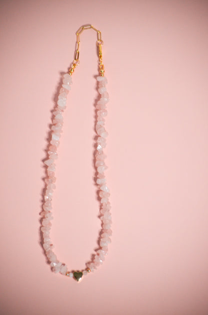Rose Quartz Romance Necklace