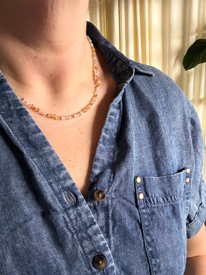 Natural Gemstone Birthstone Necklace